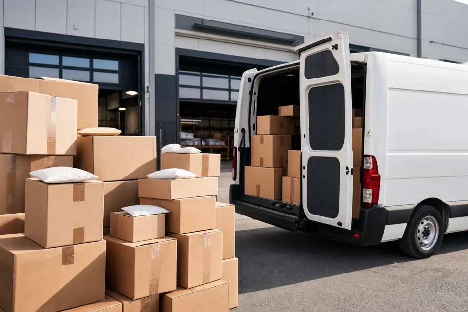 E-commerce courier delivery