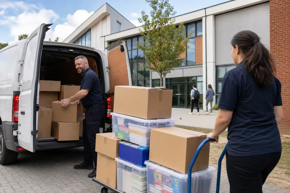 Education courier delivery