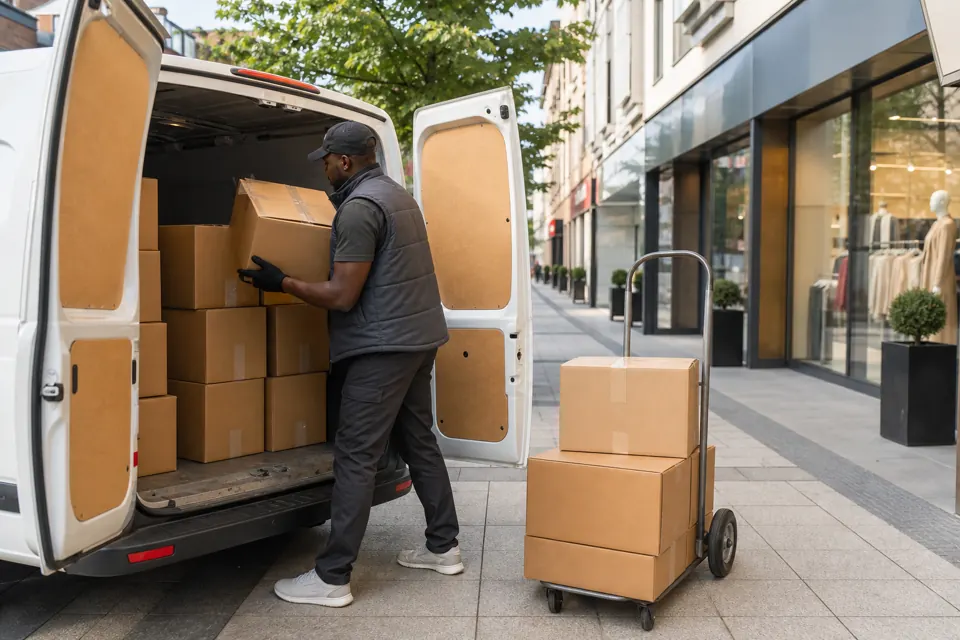 Retail courier delivery